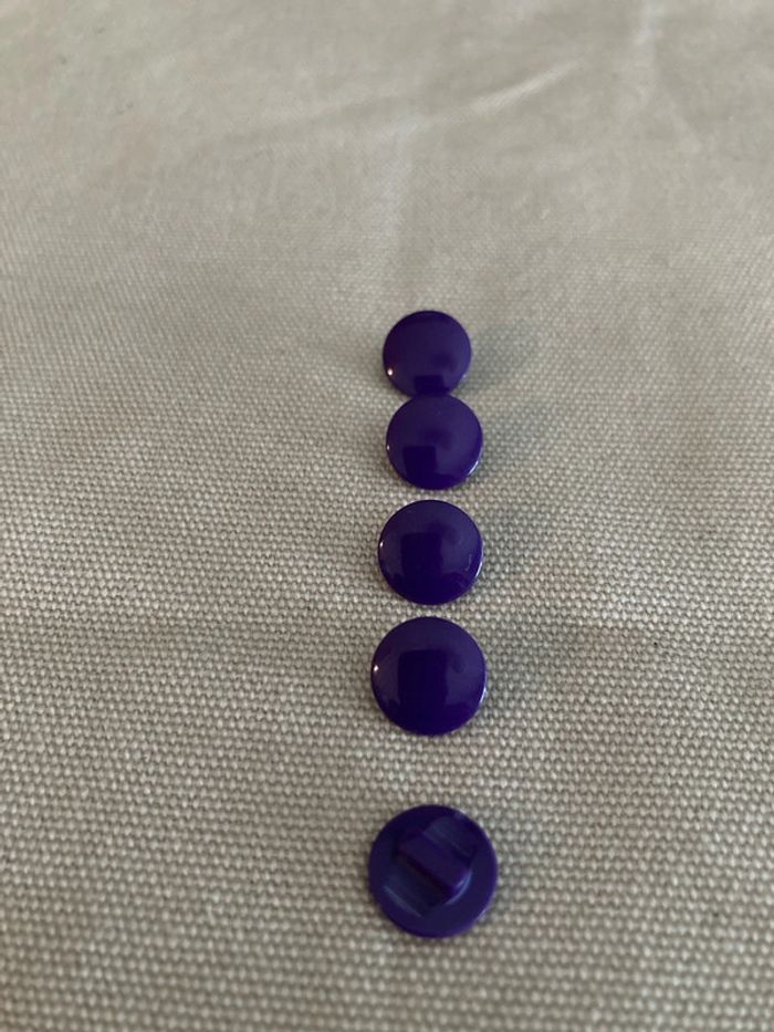 Boutons violets brillants - photo numéro 2