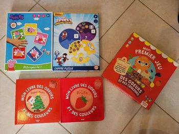 Lot jeu Auzou des odeurs