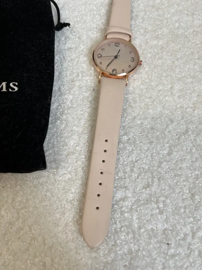 Montre shaarms beige rosé - photo numéro 3