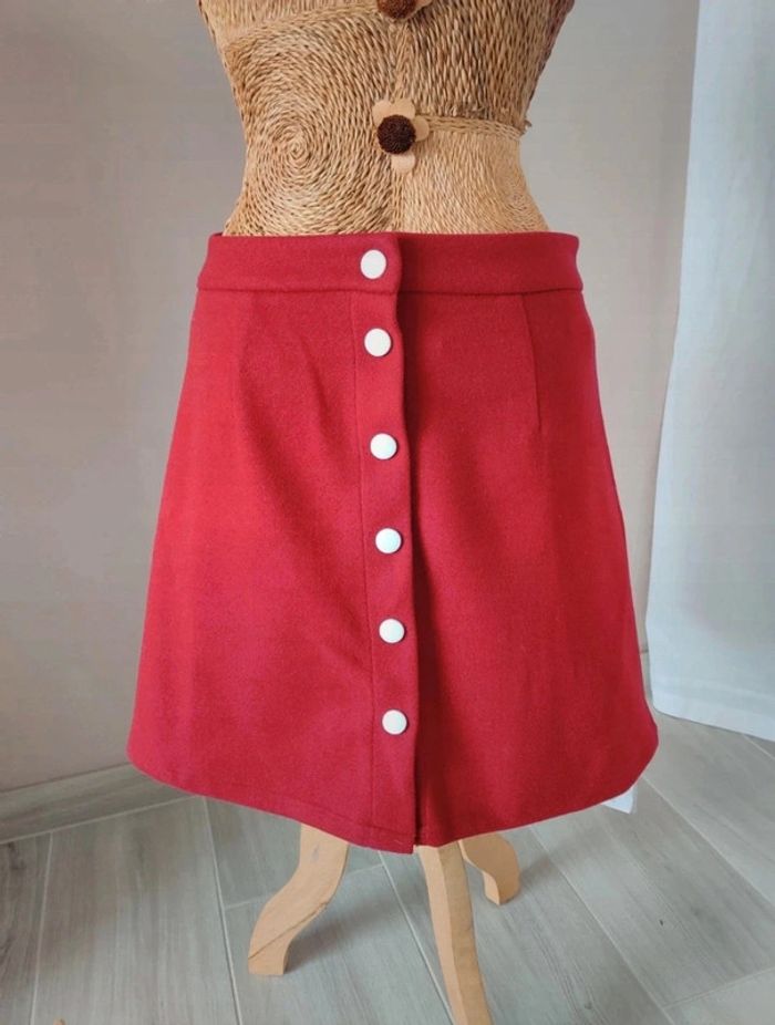 Jupe bordeaux