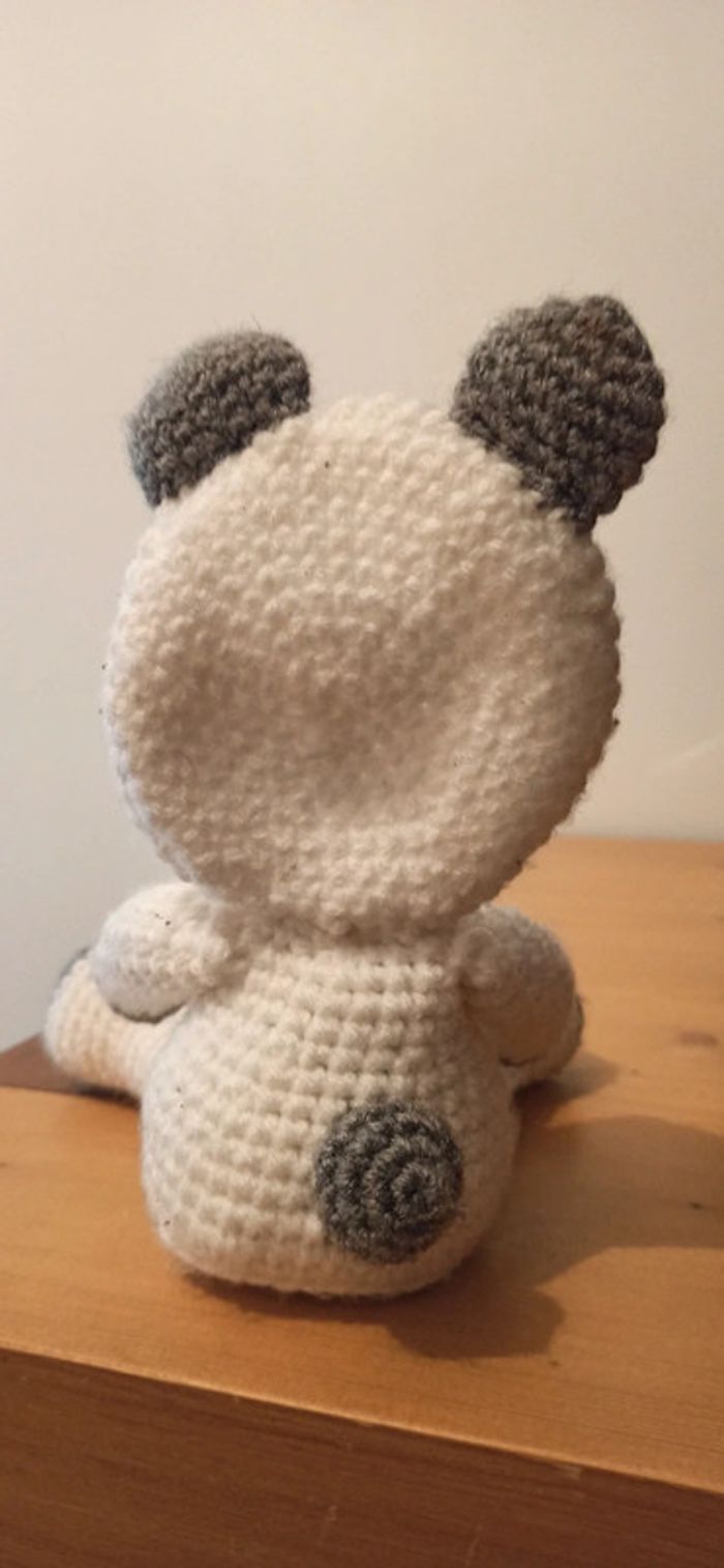 Peluche crochet avec emplacement photo - photo numéro 2