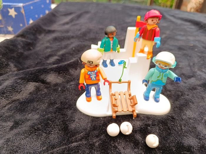 Lot enfants aux sports d'hiver Playmobil - photo numéro 8