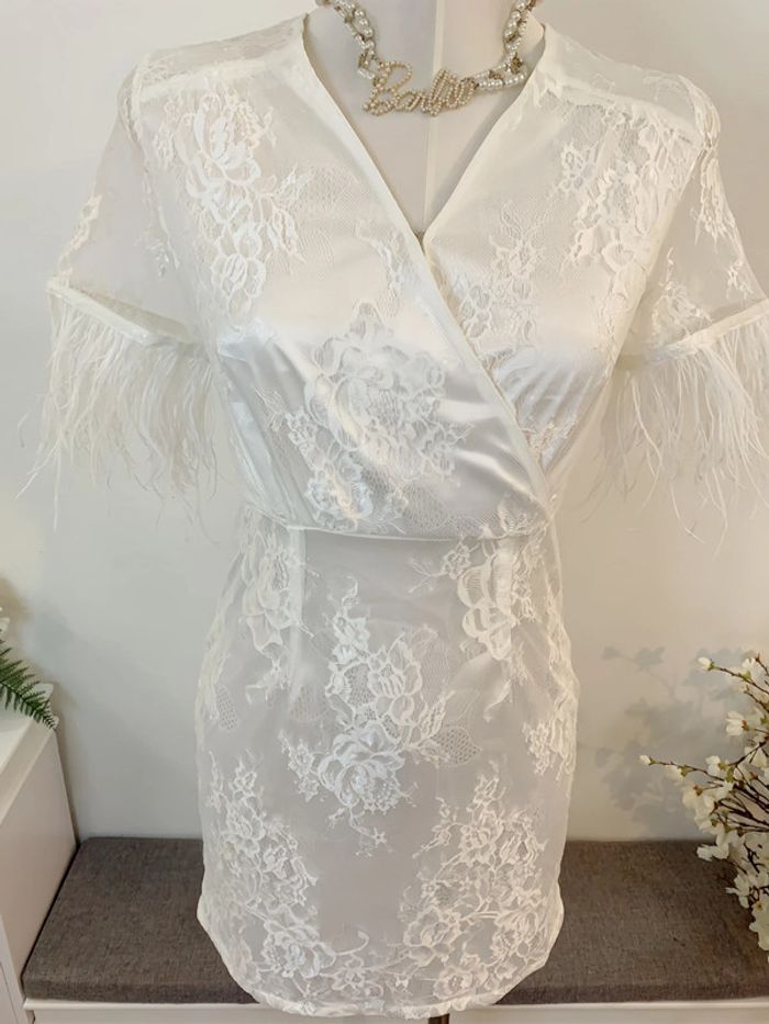 Dress Robe Chic White Elegant Princess - photo numéro 3