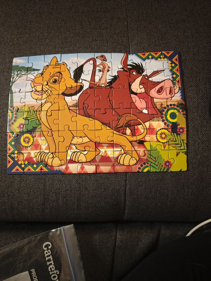 Puzzle Le roi lion 2x60 pièces - photo numéro 3
