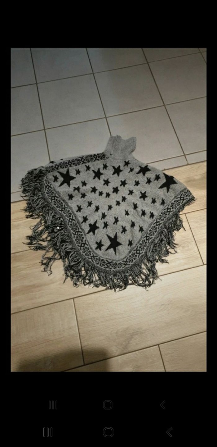 Cape poncho fille 10 ans