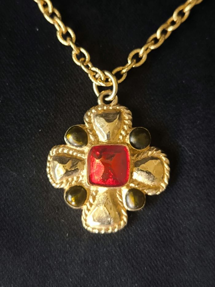 Magnifique collier sautoir Jacques Esterel années 60/70 vintage - photo numéro 2