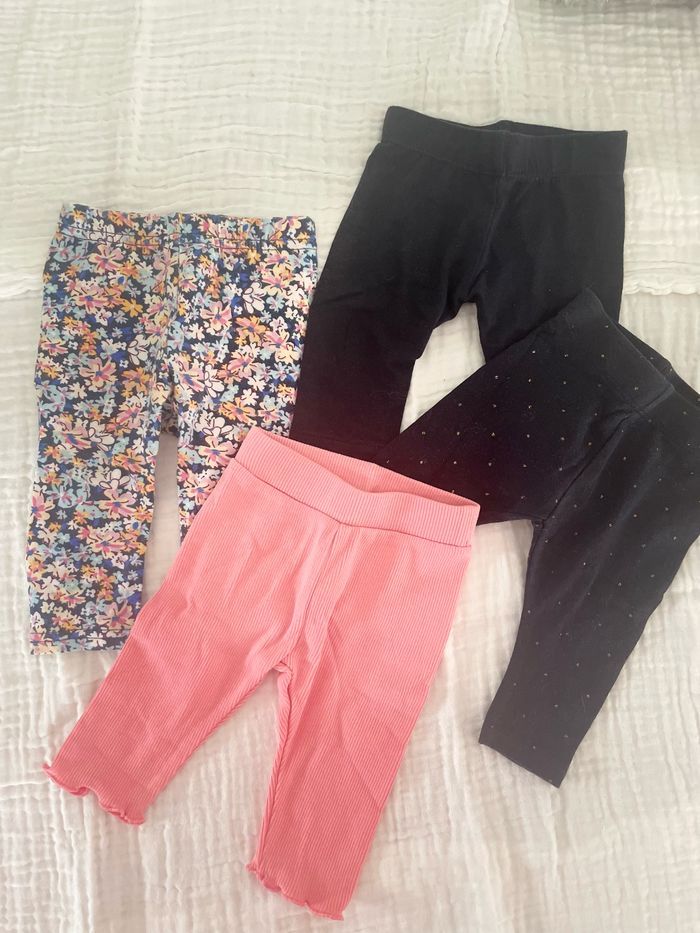 Lot leggings bébé 3 mois