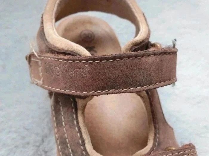 Sandales Kickers Platino marron clair pointure 30 - photo numéro 10