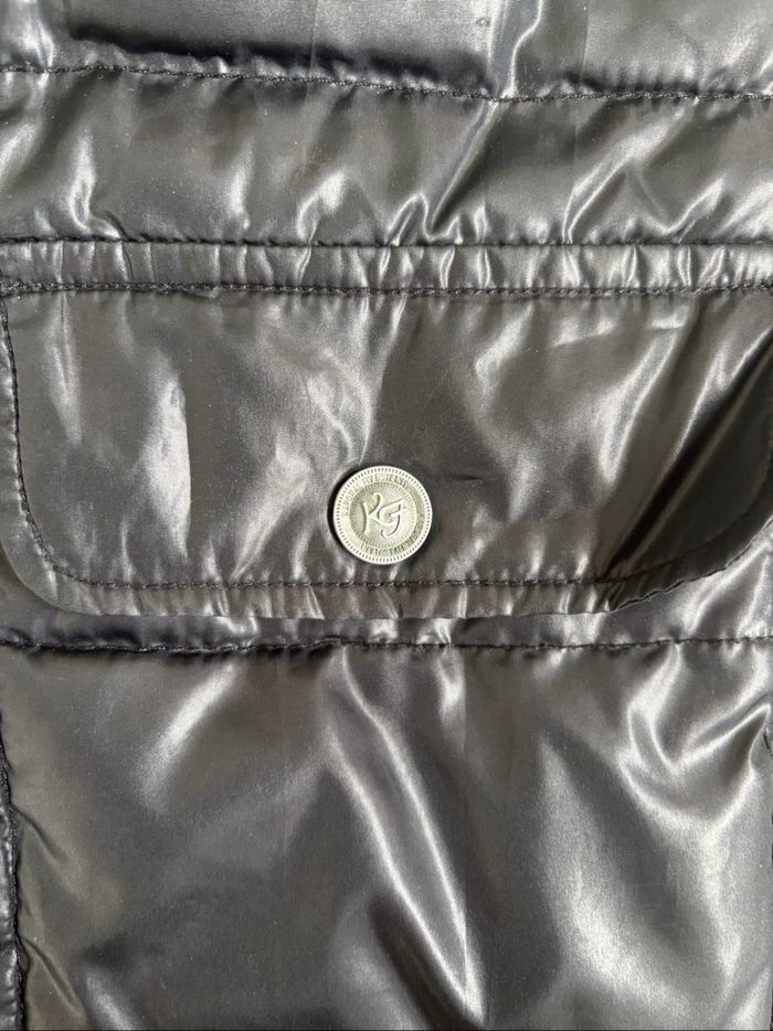 Doudoune Kaporal  noire slim longue à capuche avec fausse fourrure - L - photo numéro 8