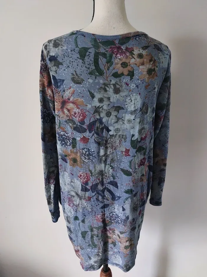 Haut fantaisie bleu - photo numéro 5