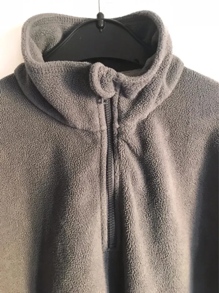 Veste polaire 10 ans grise anthracite C.F.K - photo numéro 4