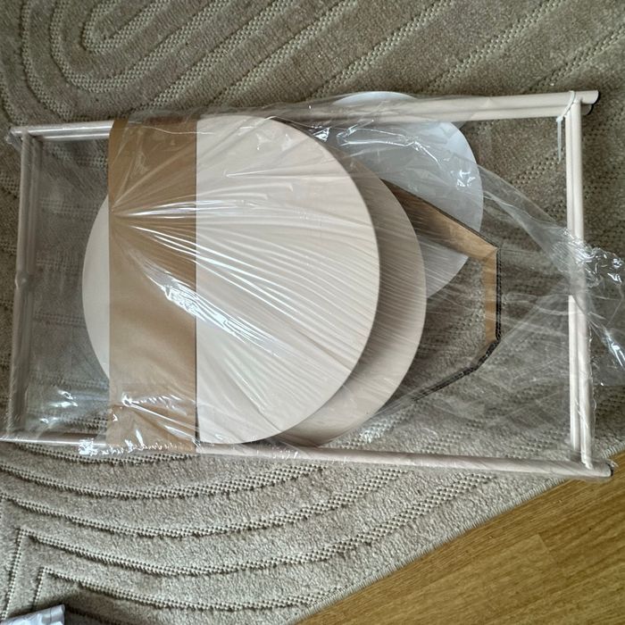 Petite table en métal rose Action - photo numéro 2