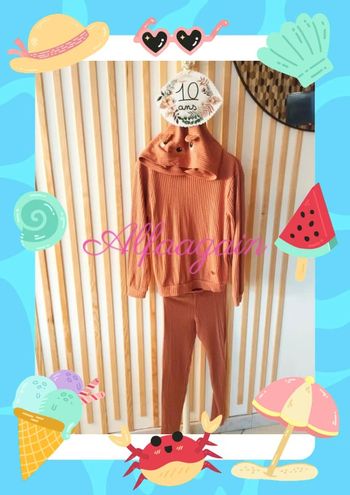 Ensemble confort marron h&M 10ans