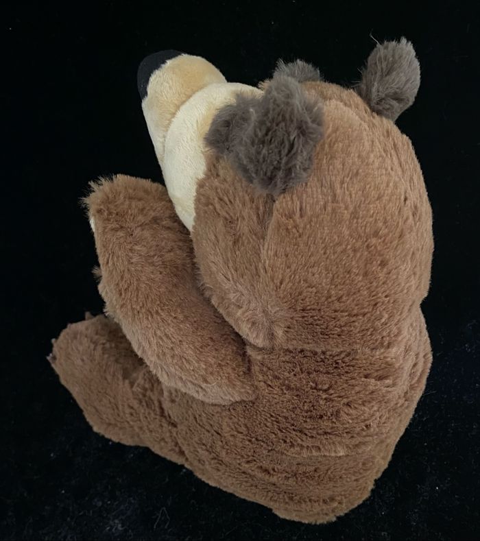 ❤️Peluche doudou michka masha ours marron - photo numéro 3