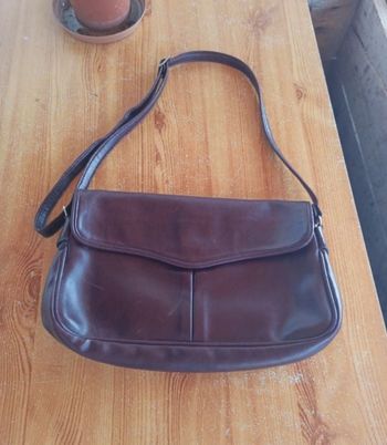 Sac bordeaux vintage lemarié gaigeard