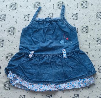 Robe en jean été taille 6 mois