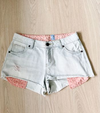 Short en jean bleu clair ikks taille 36 S - comme neuf 