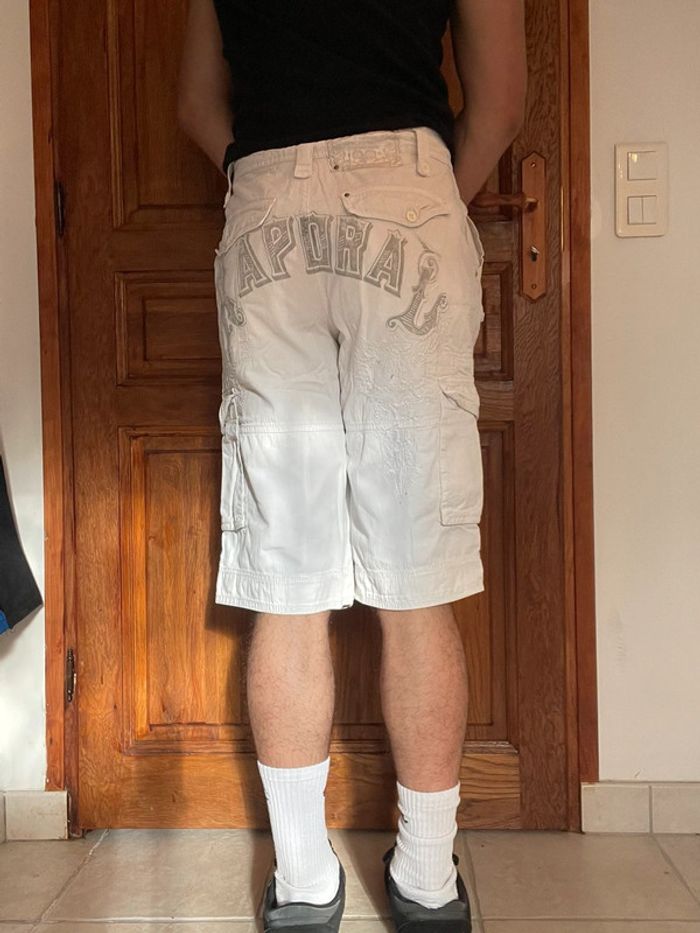 Jort baggy large Kaporal taille 28US cargo hip-hop streetwear y2k skater brodé