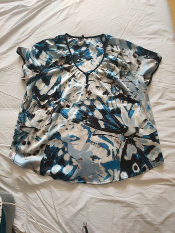 Jolie blouse motif papillon femme 42 M&Mode