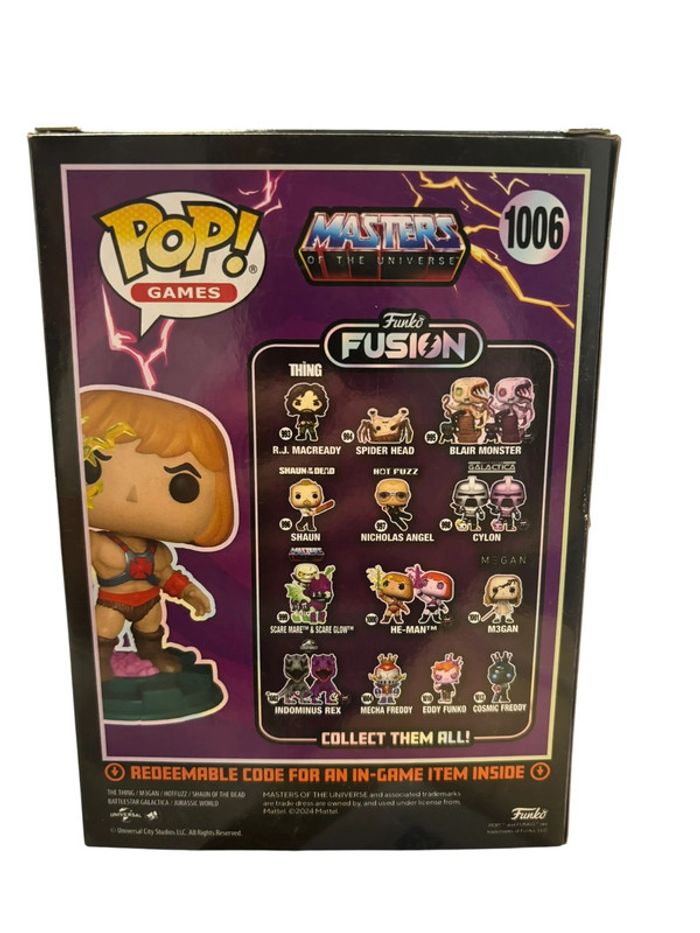 Figurine Funko Pop Fusion Masters Of The Universe He-Man 1006 neuf - photo numéro 2