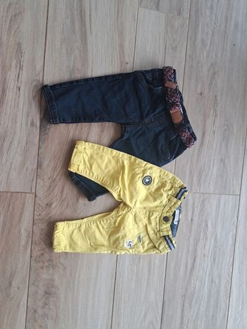 Lot Pantalons 6 mois lulu castagnette