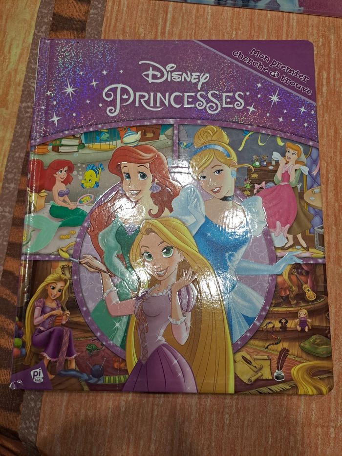 Livre cherche et trouve disney princesse