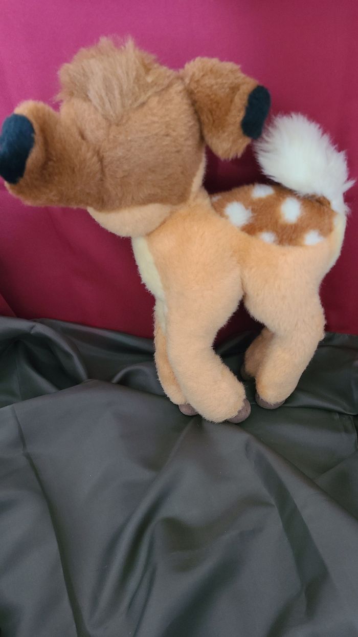 Vintage Peluche BAMBI WALT Disney Classics 30 cm yeux Durs Mattel 1992 - photo numéro 5