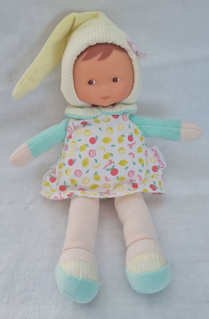 Doudou poupée Miss zeste d'amour- Robe fruits - Corolle