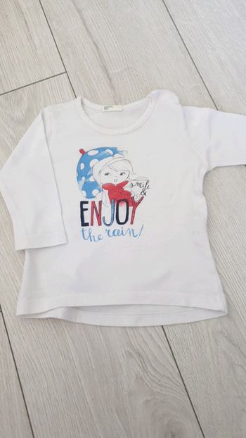 TS manches longues bébé fille 6mois