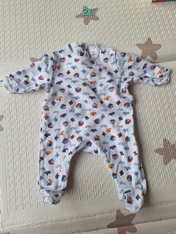 Pyjama bateaux et souris 1 mois
