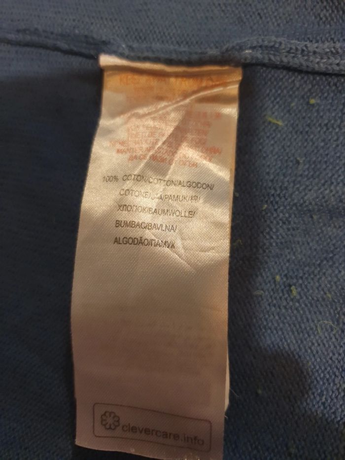 pull brode 100% coton 8 ans sergent major bleu - photo numéro 8