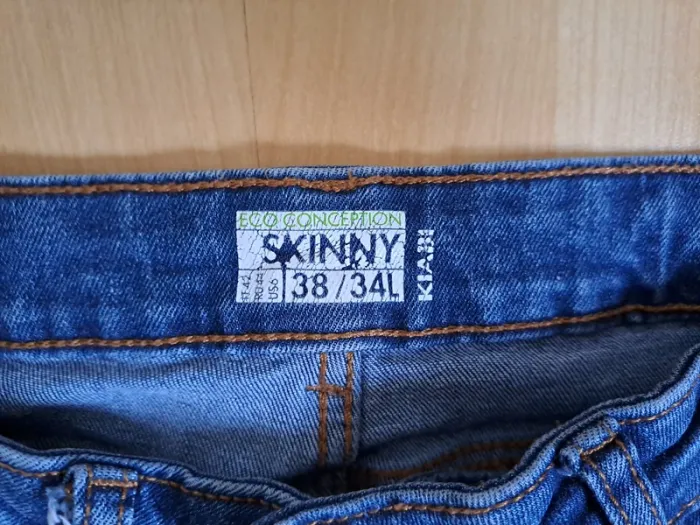 Jean Skinny Bleu - Kiabi - Taille 38 (M) - Neuf - photo numéro 2