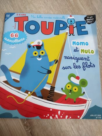 Livre Toupie Momo et mulot navigue sur les flots