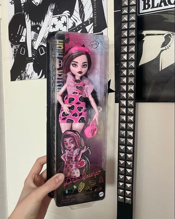 Monster High Draculaura poupée neuve boîte Mattel G3 vampire rose collector cadeau