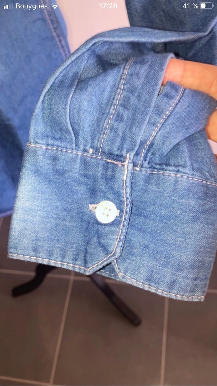 Chemise en jeans 14 ans - photo numéro 4