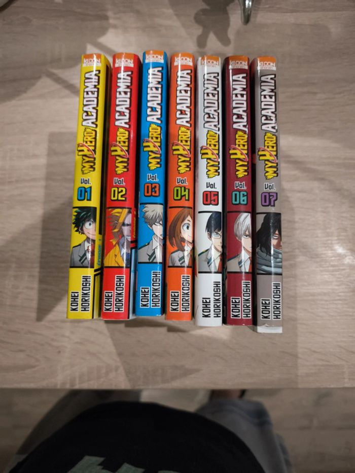 My hero academia Lot de 7 mangas