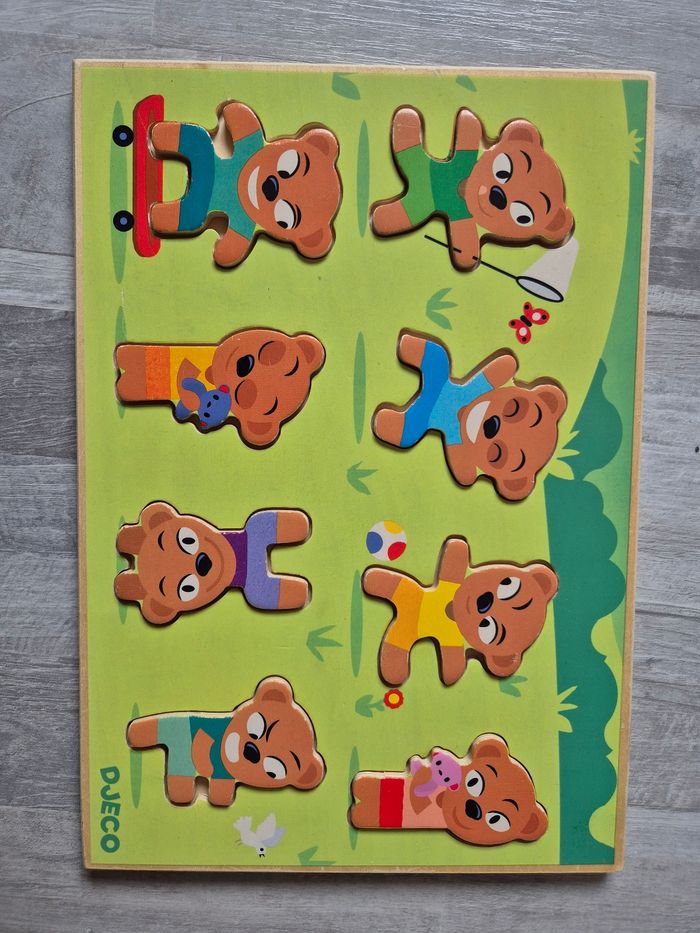 Puzzle djeco bois - photo numéro 2