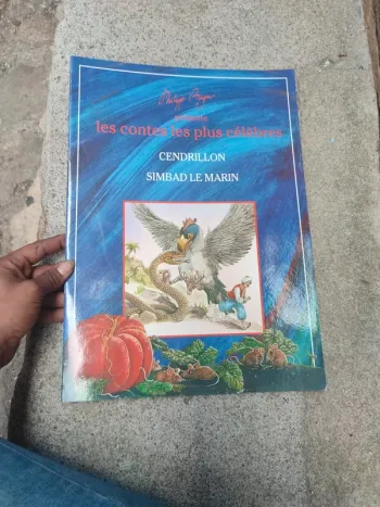 Livre cendrillon et simbad le marin