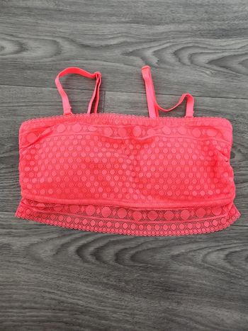 Brassière corail fluo