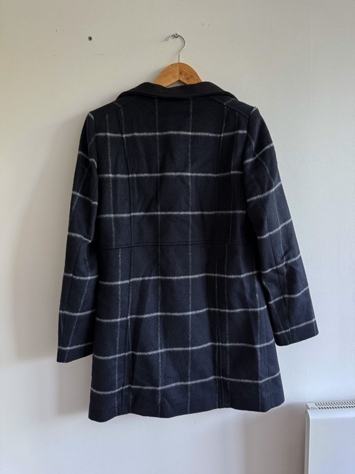 Manteau long épais bleu marine Etam taille 36 S - photo numéro 6