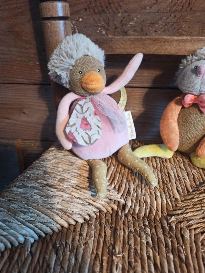 Doudou hochet les tartempois moulin roty tbe - photo numéro 2