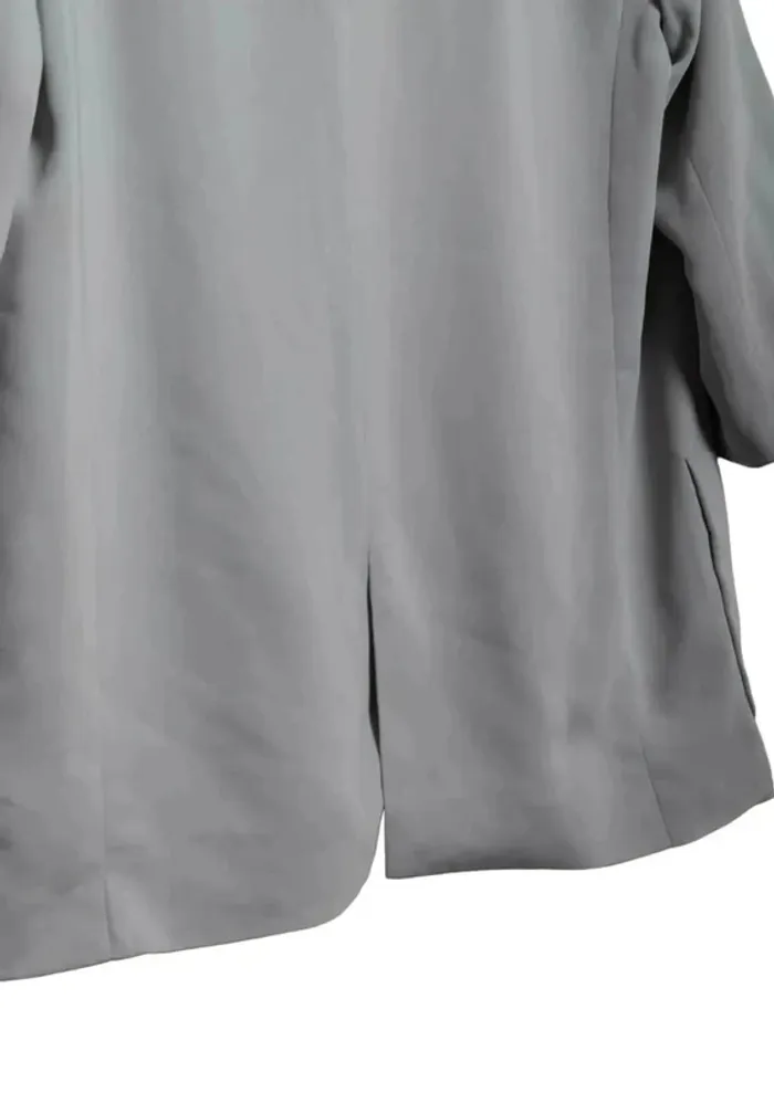 Veste blazer fluide gris parle ZARA Taille S - photo numéro 8