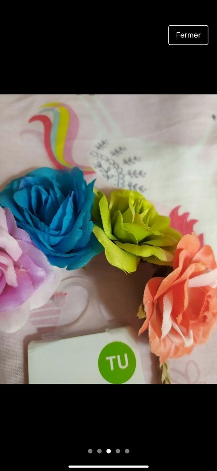 Bandeau a fleurs Vertbaudet - photo numéro 3