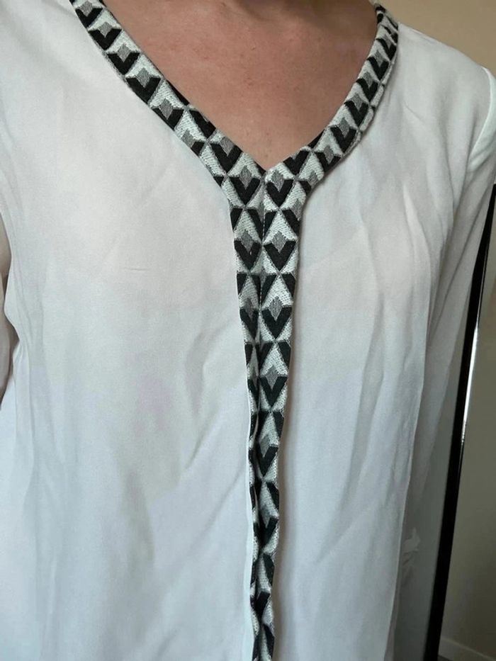 Grace & Mila Blouse blanche - Taille 38 - Très bon état - photo numéro 16