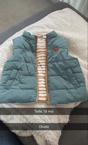 Doudoune sans manche garçon 