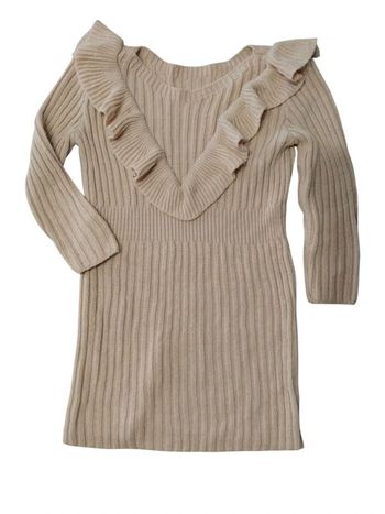 🎀 Jolie robe pull - rose poudrée - Taille 10 ans