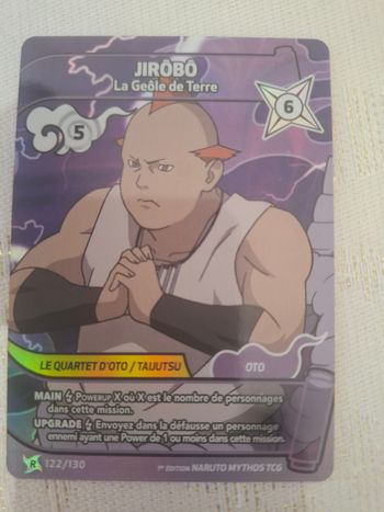 Carte rare jirobo naruto Mythos