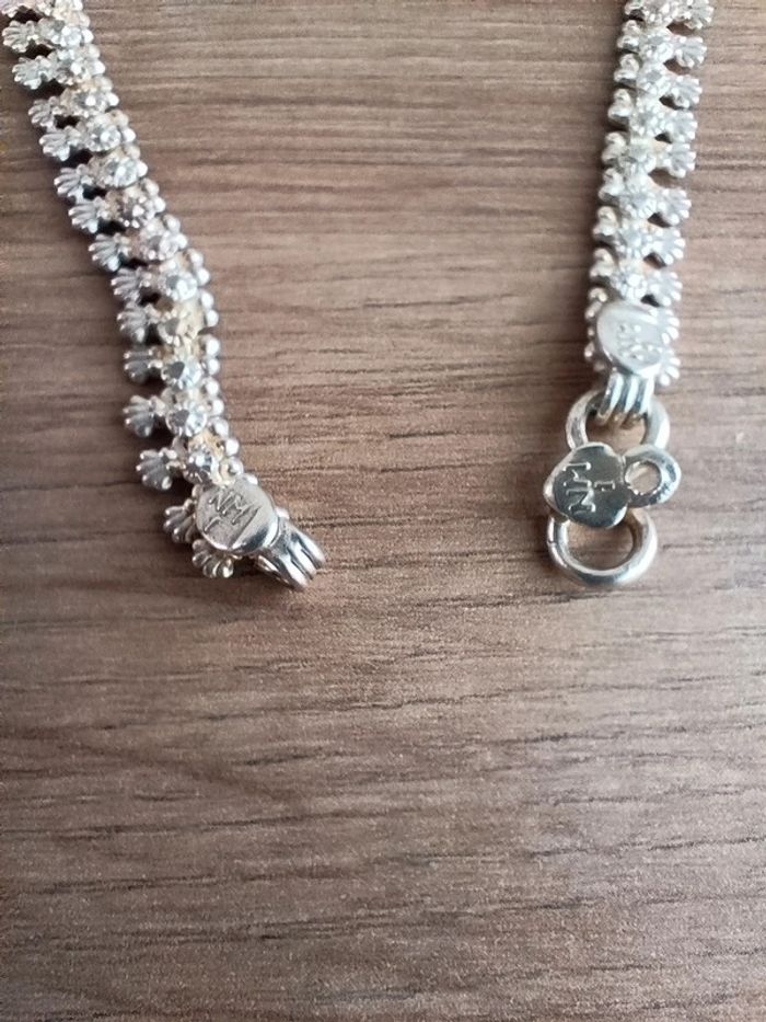 Bracelet cheville argenté - photo numéro 6