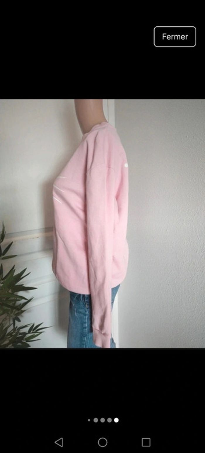 Sweat Santo rose taille xs très bon état - photo numéro 6