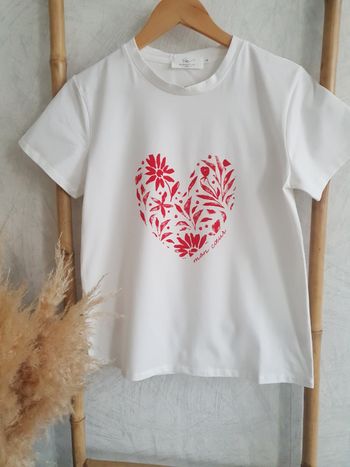Tee-shirt mon cœur Taille S 